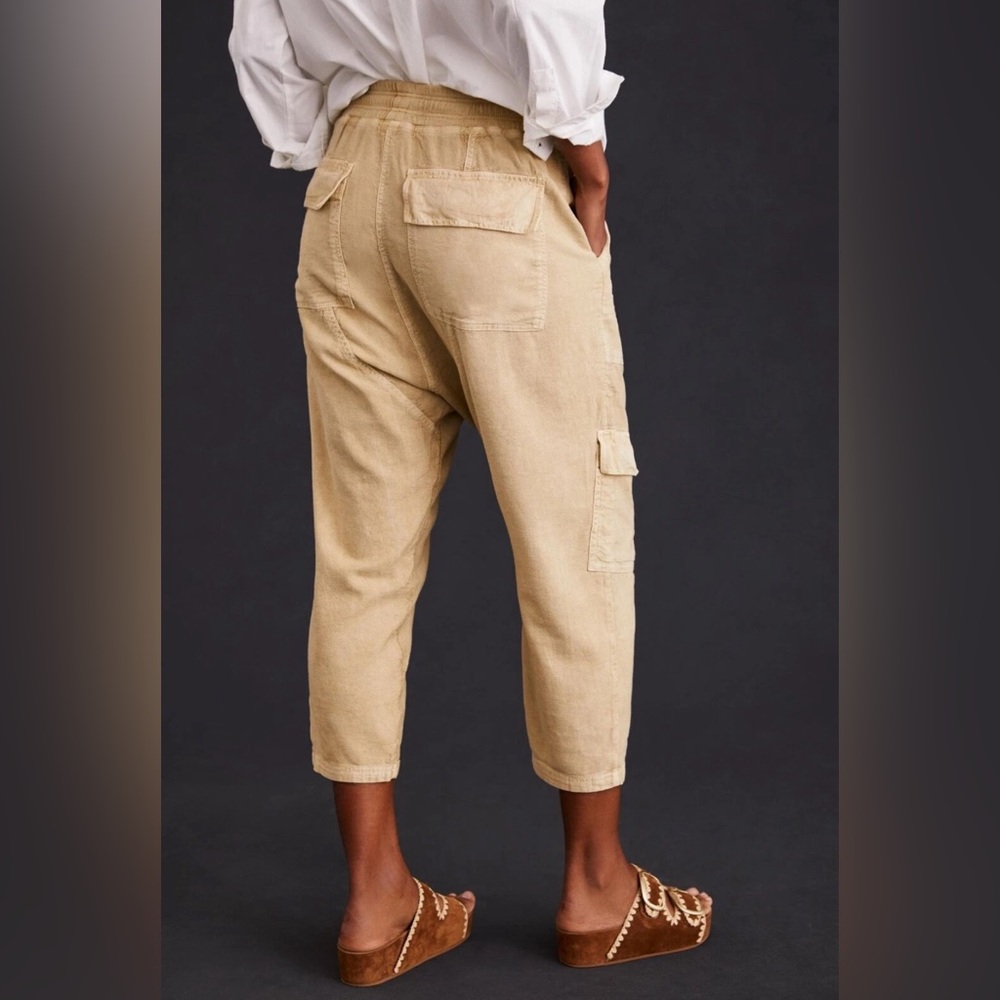Daily Practice by Anthropologie The Evergreen Pants cargo style joggers size Med - Picture 3 of 6